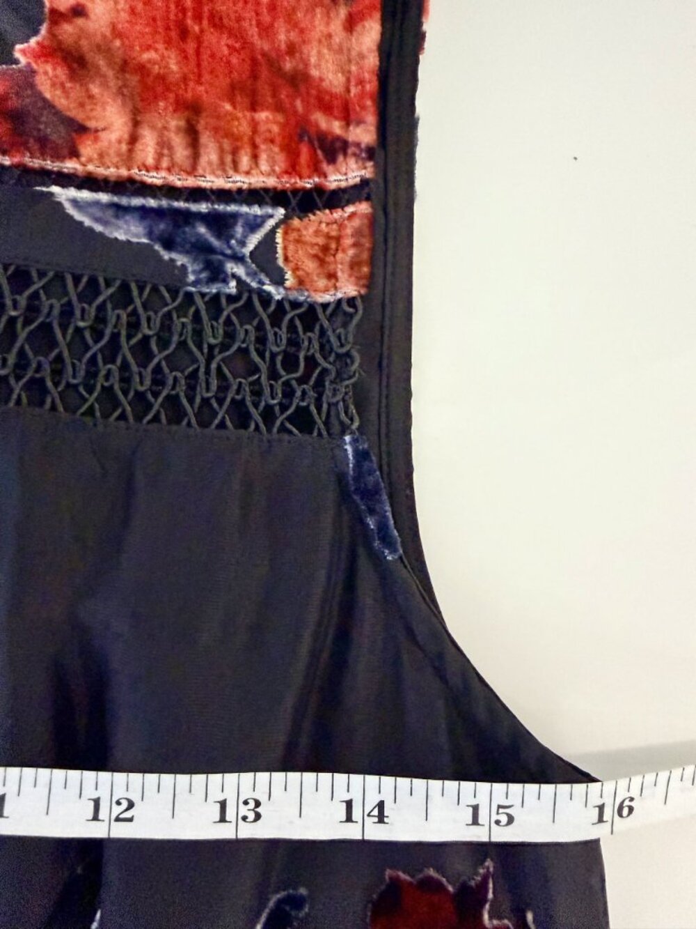 Gianni Bini XS Floral Burnout Mock Neck Fit & Flare Mini Dress Women - Picture 8 of 16